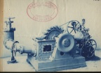 Brad's original picture of a Woodward compensating type water wheel governor connected to a Pelton Wheel. 